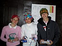 Nejlep hri v kategorii kadet, zleva Elika Kopnkov (GC Jin), Barbora Davidov (GC Brno) a Tom Grtner (GC Semily)., Foto: Renata Bogvajov