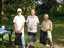 Nejlep hri kategorie mladch k, zleva Ota apek (Maria Theresia GC), Jakub Pokorn (GC Karlovy Vary) a Tom varc (GC Semily)., Foto: David Jirk