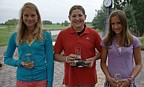 Nejlep hrky v kategorii Dvky 7-12 let: zleva Blanka Mareov, Karolna Kohoutov a Adriana Kubecov., Foto: David Jirk