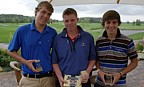 Nejlep hri v kategorii Chlapci 15-16 let: zleva imon Zach, Vtek Novk a Jan Kamenek., Foto: David Jirk
