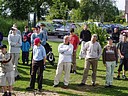 Zahjen turnaje ped klubovnou., Foto: Pavel Eli