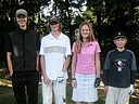 Flajt .3 (zleva): Jakub Moj, Michal Petr, Lucie Biiov a Tom Vidura.