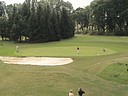 Terasa klubového domu (zámečku) v Myštěvsi nabízí krásný výhled na green deváté jamky., Foto: David Jirků