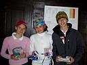 Nejlepší hráči v kategorii kadetů, zleva Eliška Kopánková (GC Jičín), Barbora Davidová (GC Brno) a Tomáš Gärtner (GC Semily)., Foto: Renata Bogvajová