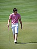 Pavel Dojek (GC Kuntick hora) opout po spnm birdie patu green 12. jamky., Foto: David Jirk