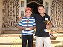 Vtzov ebku DTSV 2008 v kategorii mladch k a ky, zleva Viktor Nekut (3. msto) a Jan Stodola (1. msto). , Foto: David Jirk