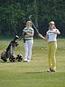 Ester Kalhousová (GC Pardubice) po odpalu na sedmé jamce., Foto: David Jirků