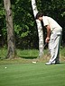 Radek Šnytr (GC Hradec Králové) na greenu jamky č.3., Foto: David Jirků
