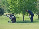 Martin Slnsk (GC Kuntick Hora) v tkm rafu na pt jamce., Foto: David Jirk