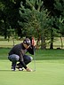 Tom Vidura (GCKUH) si chyst mek na devtm greenu., Foto: David Jirk