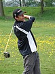 Zdenk Pikryl (GC Kuntick Hora) pi odpalu na jamce .5., Foto: David Jirk