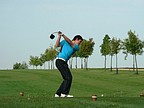Antonn Vajck (GC Kuntick Hora) se letos me pochlubit titulem juniorskho Mistra svta v discipln Ski&Golf., Foto: Zdenk Pikryl