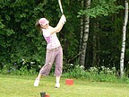 Lucie Maznkov (GC Semily) vyhrla smenou kategorii hr s klubovm HCP., Foto: Zdenk Pikryl