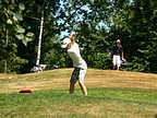 Katka Brychov (GC Kuntick Hora) napahuje k odpalu., Foto: Zdenk Pikryl