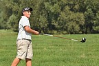 Honza Bryčka (GC Kunětická Hora) dokonale využil znalost domácího hřiště a vyhrál s náskokem devíti ran kategorii mladších žáků., Foto: David Jirků