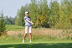 Adéla Martinová (GC Hradec Králové) po drajvu na 12. jamce., Foto: David Jirků