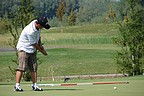 Roman Ta Duy (Park GC Hradec Králové) na greenu 12. jamky., Foto: David Jirků
