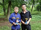 Nejlepší hráči v kategorii starších žáků Jan Stodola (GCHKR) a Tomáš Švarc (GCLIB)., Foto: David Jirků