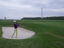 Vladimr Novk (GC Pardubice) v bankru na sedm jamce.