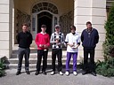 Nejlepší hráči kategorie kadetů a kadetek, zleva Jan Stodola (GC Hradec Králové), David Kváča (GC Stará Boleslav) a Jan Bubeník (Park GC Hradec Králové)., Foto: Jaroslav Krejcar