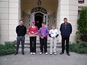 Nejlepší hráči kategorie starších žáků a žákyň, zleva Eva Němečková (GC Hradec Králové), Jan Bryčka (GC Kunětická Hora) a Christian Horák (GC Stará Boleslav)., Foto: Jaroslav Krejcar