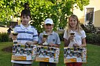 Nejlep hri smen kategorie HCP 37-54, zleva David Marczicsuk (GCMBU), Vojtch Kenek (GCMBU) a Matylda Folbergerov (GCNVR), Foto: Ji Hlouek