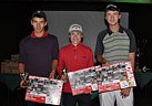 Nejlep hri v kategorii kadet, zleva Ji Vik (GCNVR), Tom varc (GCLIB) a David Benk (NAMCC), Foto: David Jirk