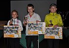 Nejlep hri a hrky ve smen kategorii HCP 37-54 Rchel Hemanov (GCKUH), Matj Macela (GCPAR) a Petr Jnsk (GCNVR), Foto: David Jirk